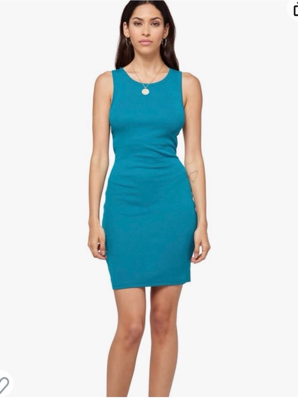 Lspace* Ryan Dress Sleeveless Ribbed Bodycon Size Small